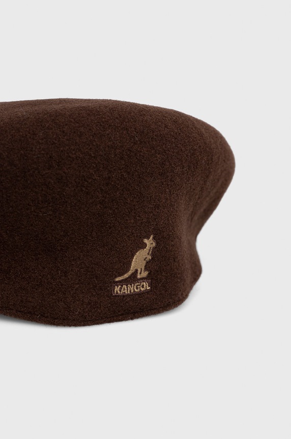 Akcesoria Kangol Kaszkiet wełniany 0258BC.TB274 brązowy