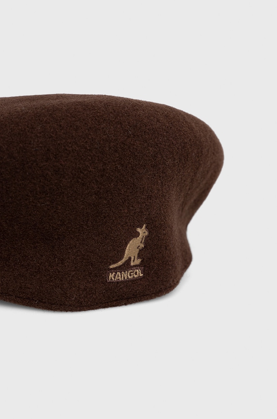 Akcesoria Kangol Kaszkiet wełniany 0258BC.TB274 brązowy