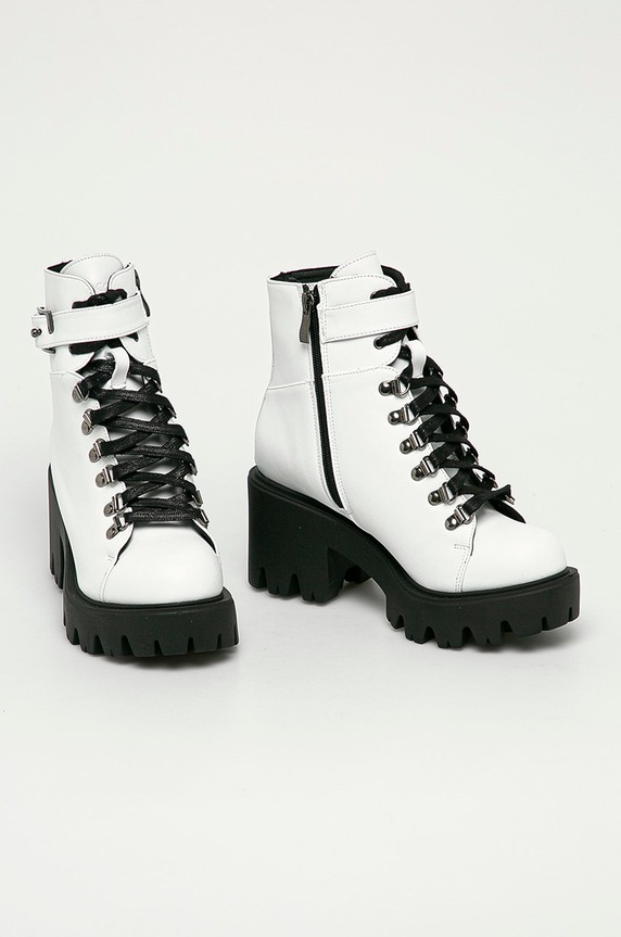 Altercore - Botine Enid Vegan Enid.Vegan alb ZW25