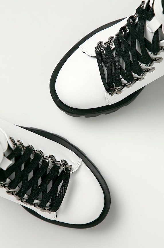 Altercore - Botine Enid Vegan Enid.Vegan alb