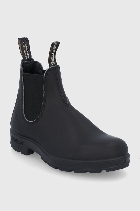 Blundstone Ghete Chelsea de piele 510 510.Black negru ZA00