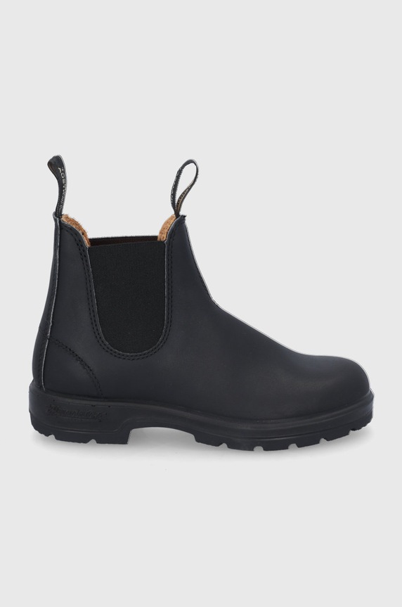 Blundstone Sztyblety skórzane 558 płaski czarny 558.Black