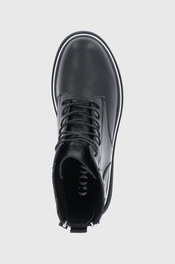 GOE Botki skórzane czarny II2N4014.BLACK
