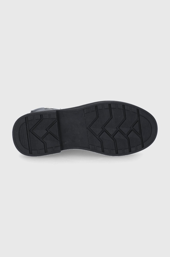GOE Botki skórzane II2N4014.BLACK czarny