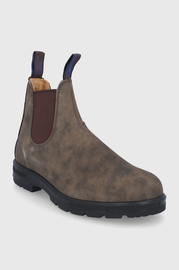 Blundstone stivaletti chelsea in pelle 584.Brown marrone ZW25