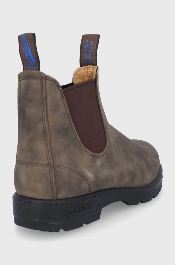 Scarpe Blundstone stivaletti chelsea in pelle 584.Brown marrone