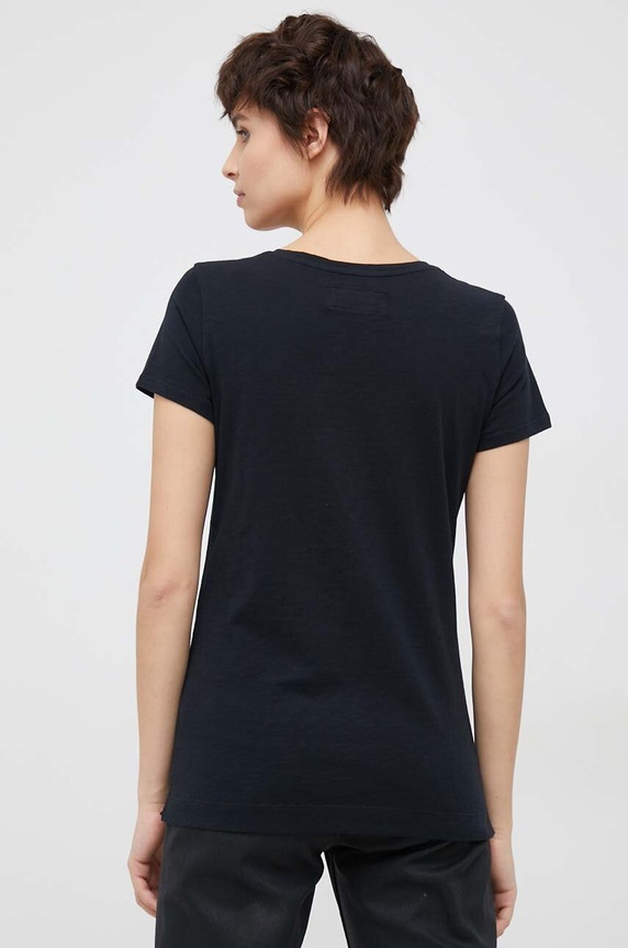 Ruházat Mos Mosh pamut póló 140930 fekete