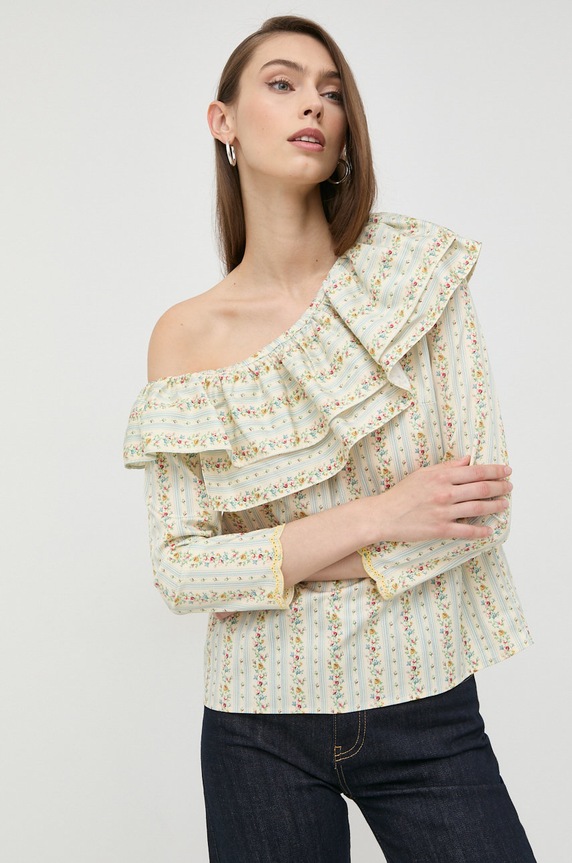 Notes du Nord bluza flori bej 12729