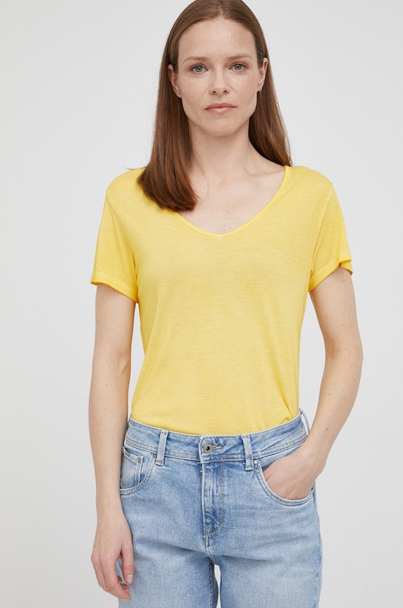 Frieda & Freddies t-shirt giallo 7238