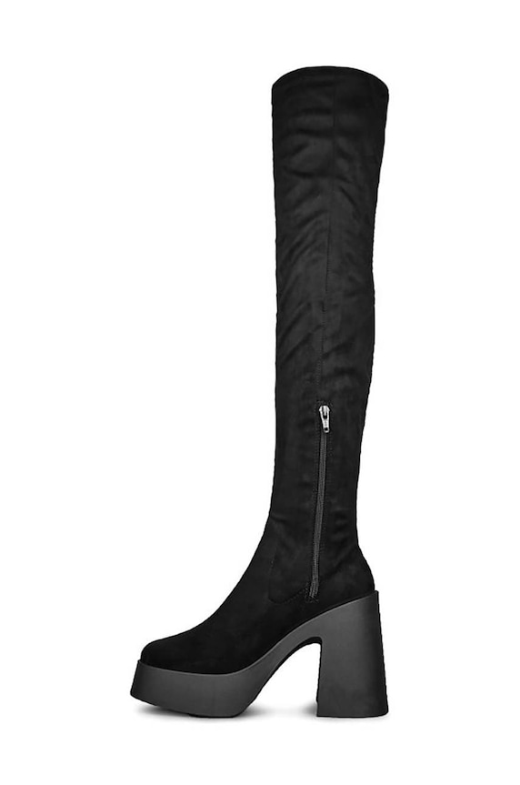Altercore csizma DAPHNE.FAUX.SUEDE.BLACK fekete ZW25