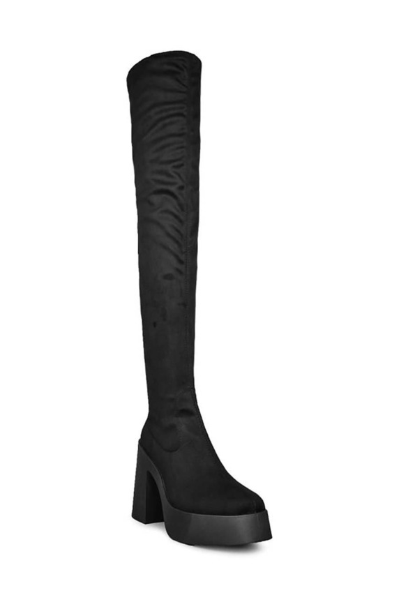 Cipők Altercore csizma DAPHNE.FAUX.SUEDE.BLACK fekete