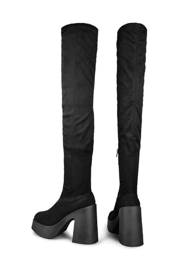 Altercore csizma fekete DAPHNE.FAUX.SUEDE.BLACK