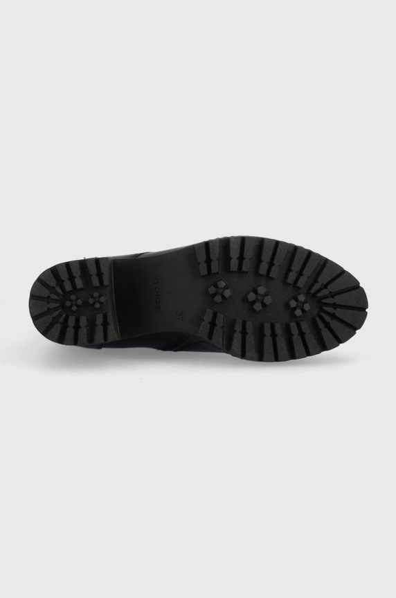 Wojas cizme de piele 6406551 negru