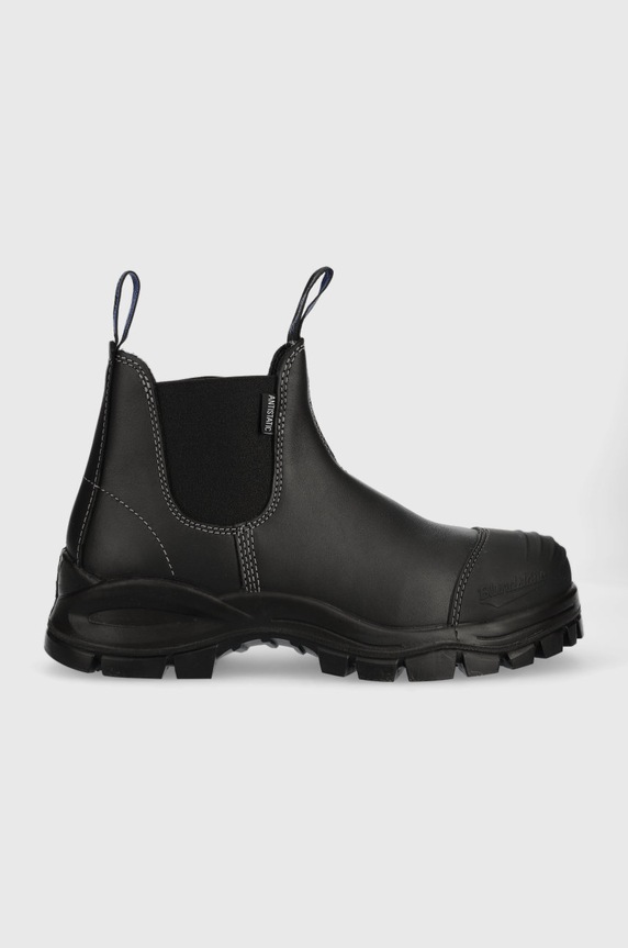 Blundstone stivaletti chelsea in pelle 910 pelle fiore nero 910.Black