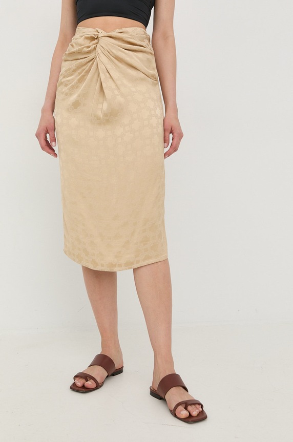 Herskind spódnica casual beżowy 4430876