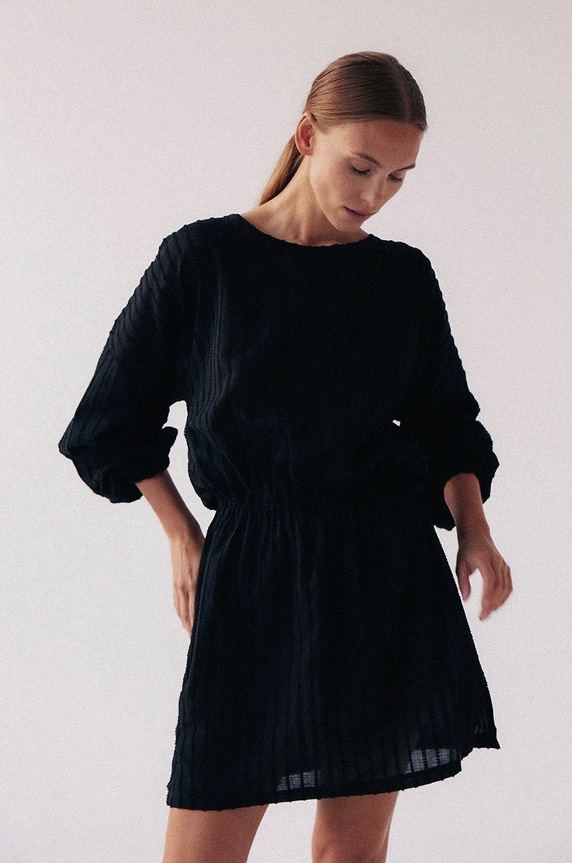 MUUV. sukienka bawełniana AJE sukienka.krotka.AJE czarny