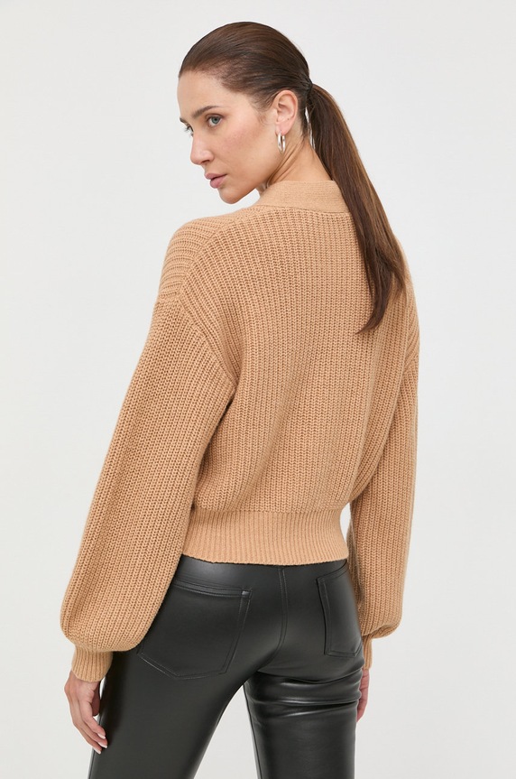 Oblačila Jopica s primesjo volne Notes du Nord 12734 rjava