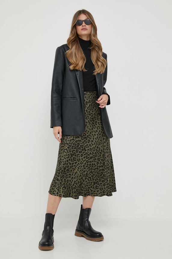 Mos Mosh sweter wełniany 146030 czarny ZW24