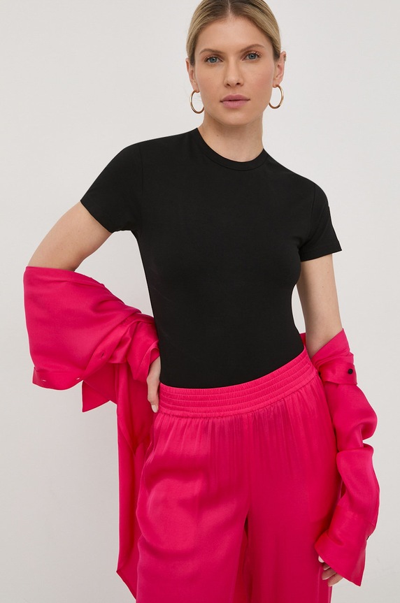 Herskind t-shirt z elastanem czarny 4403770