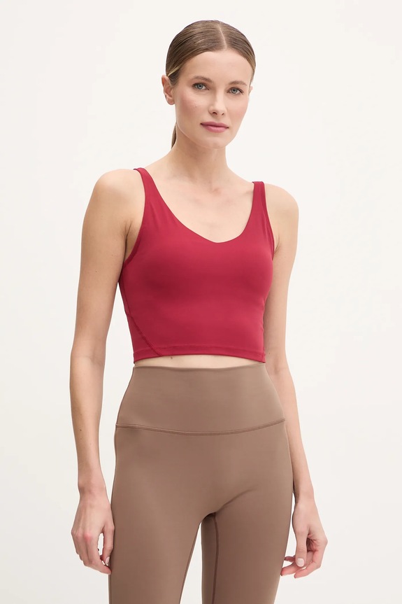 Top na jogu Joy in me Grace slim burgundské Top.Grace