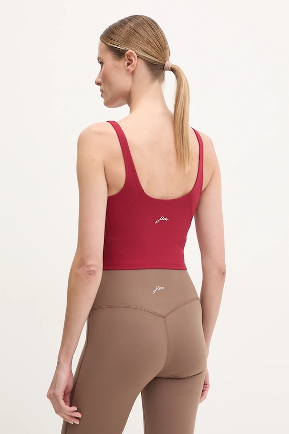 Oblečenie Top na jogu Joy in me Grace Top.Grace burgundské