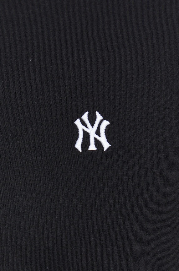 47 brand t-shirt bawełniany MLB New York Yankees BB017TEMBRT562256JK czarny