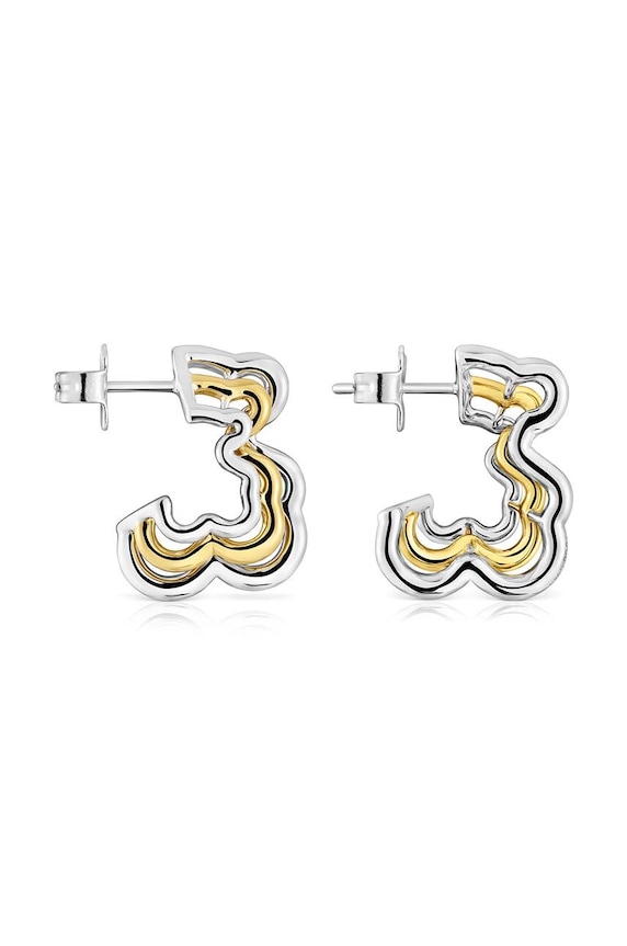Tous kolczyki srebrne Bickie 1004018300 multicolor AA00