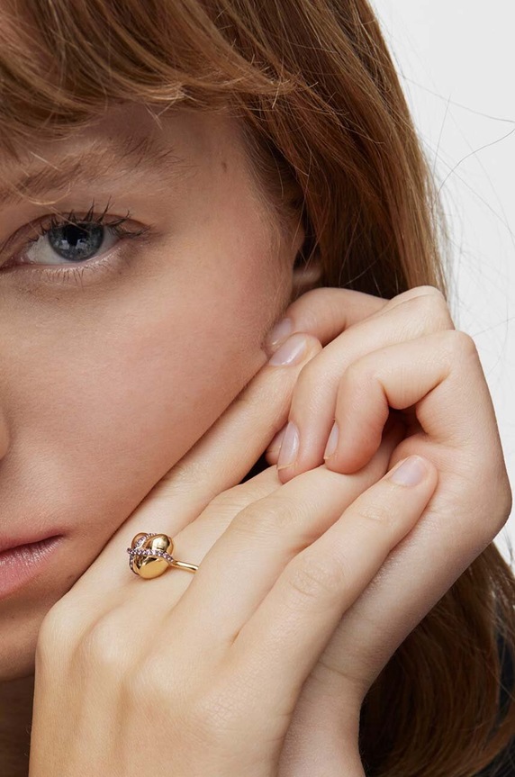 Tous aranyozott ezüst gyűrű 14 1004009614 arany AA00