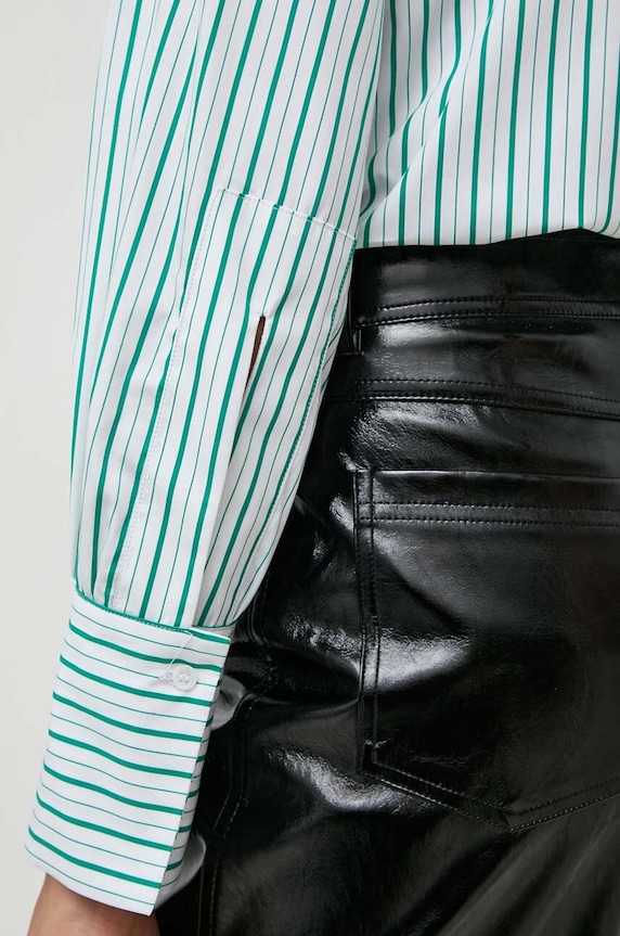 Beatrice B koszula bawełniana 23FA4058SHIRT zielony