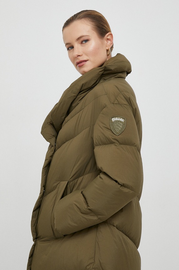 Blauer geaca de puf verde BLDK03161