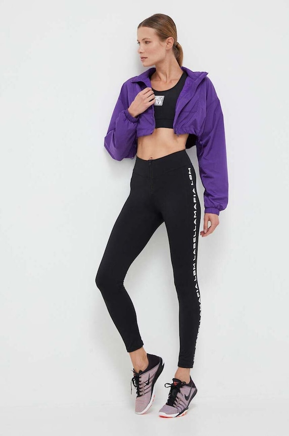 LaBellaMafia edzős legging Essentials elasztánnal fekete LB.27594