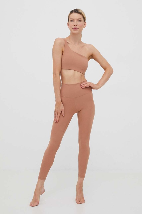 JOYINME legginsy do jogi Unity Ribbed Legginsy7.8.Unity.Ribb beżowy SS24