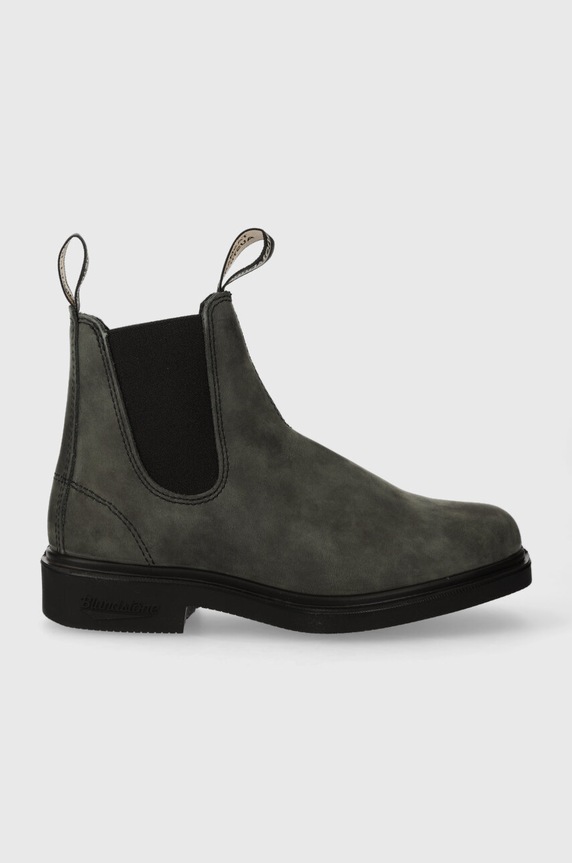 Blundstone botine din piele intoarsa neizolat gri 1308.Rustic.Black