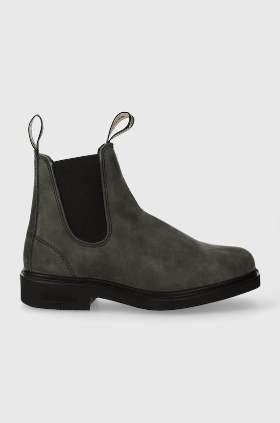 Semišové topánky chelsea Blundstone semišová koža sivá 1308.Rustic.Black