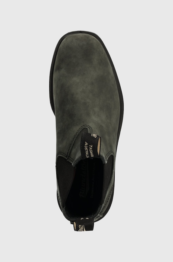 Semišové topánky chelsea Blundstone sivá 1308.Rustic.Black