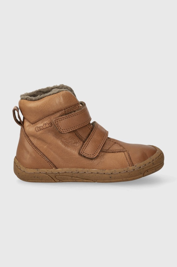 Froddo buty zimowe skórzane dziecięce ocieplane żółty G2110124.3.25.26
