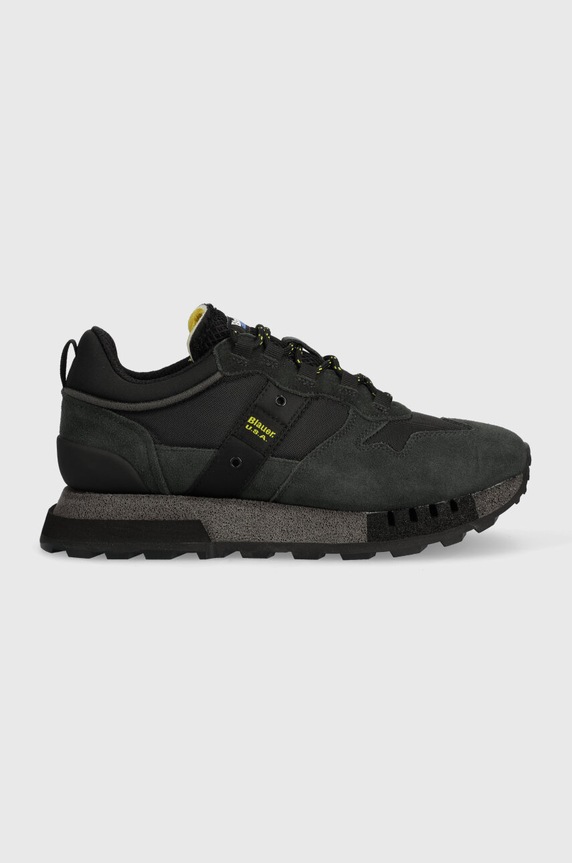 Blauer sneakersy HERON tekstylny czarny F3HERON01.COS