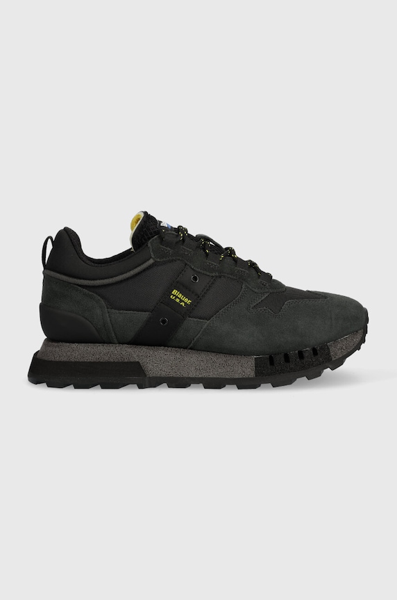 Blauer sneakersy HERON tekstylny czarny F3HERON01.COS