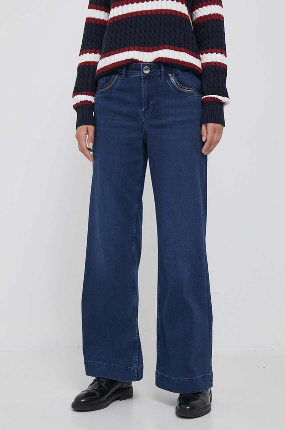 Τζιν παντελόνι Mos Mosh Planet friendly μπλε 155090