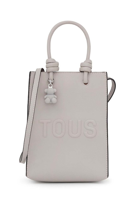 Torba Tous La Rue New Pop bez uzorka siva 2001934948