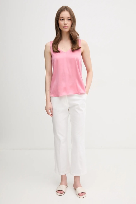 Svilen top Mos Mosh 153590. roza SS26
