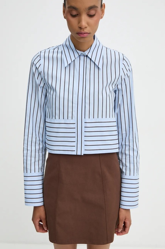 Košeľa Day Birger et Mikkelsen Max - Contemporary Stripe RD regular modrá DAY65243341