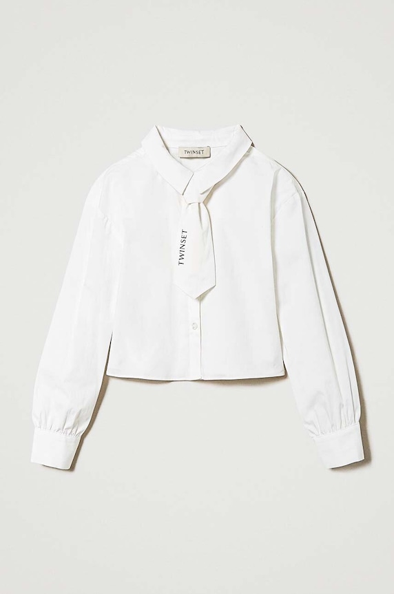 Детская рубашка Twinset casual белый 242GJ2130