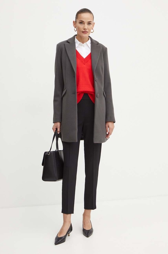 Παλτό Silvian Heach SUNRISE GPA24392CP γκρί ZW24