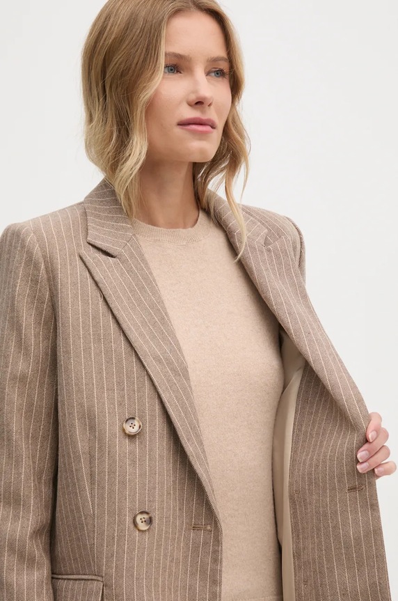 Mos Mosh blézer gyapjú keverékből 164960