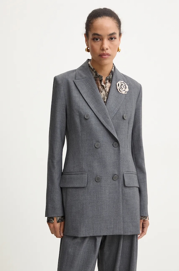 Blugirl Blumarine giacca tessuto grigio RF4126.T5771