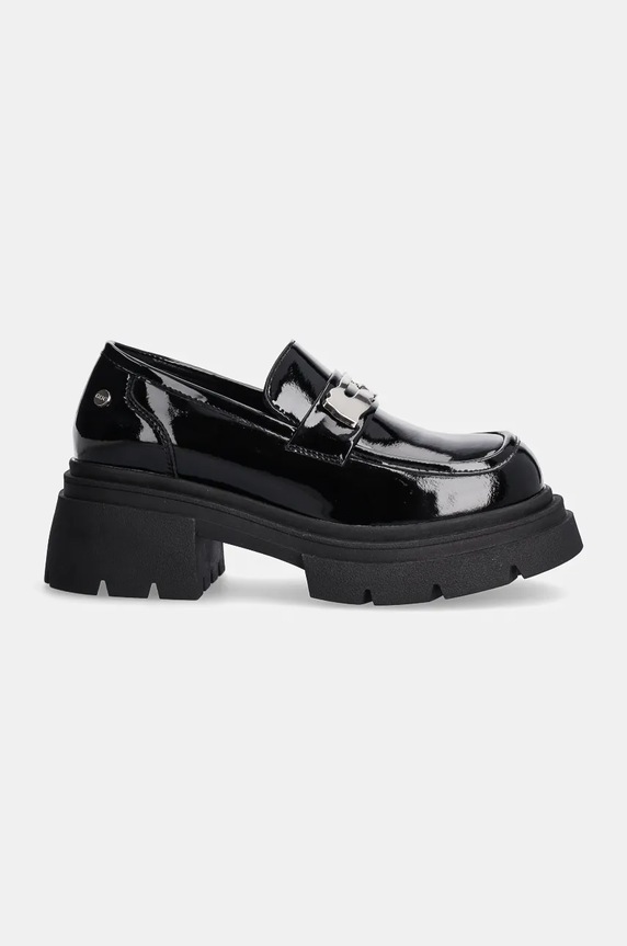 Kožené mokasíny GOE OO2N4083.BLACK černá ZW24