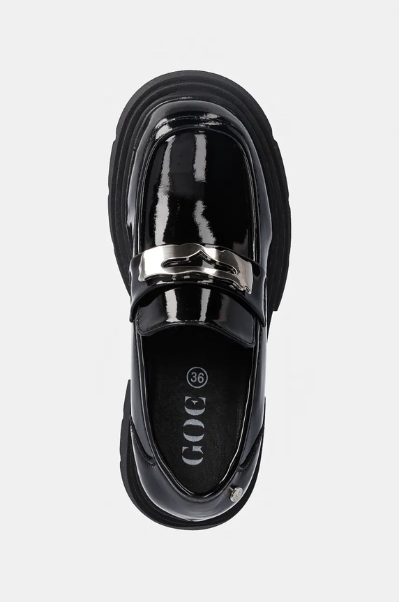 Kožené mokasíny GOE černá OO2N4083.BLACK