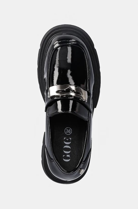 Kožené mokasíny GOE černá OO2N4083.BLACK