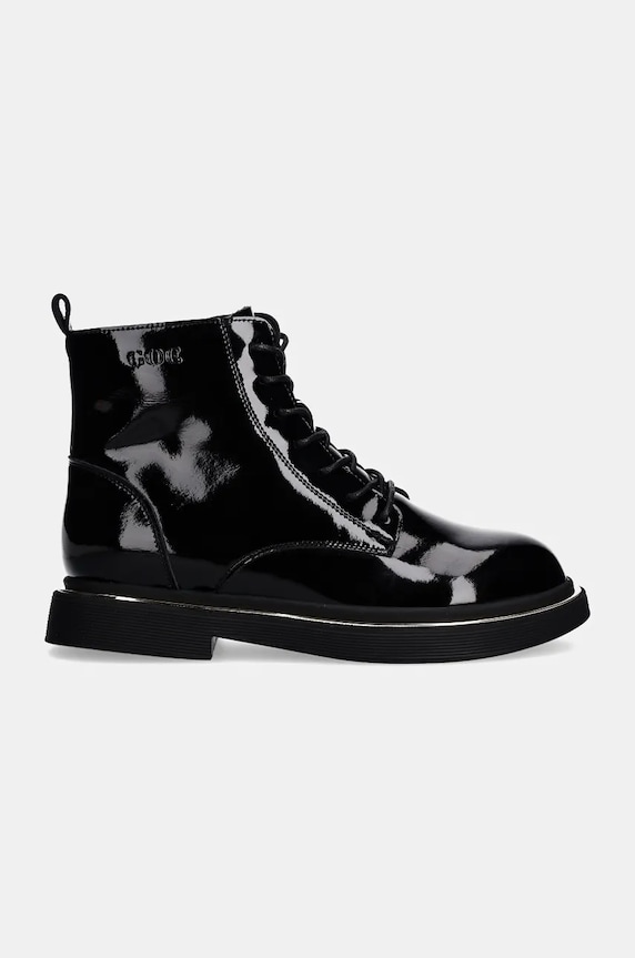 GOE botki skórzane OO2N4109.BLACK czarny ZW24